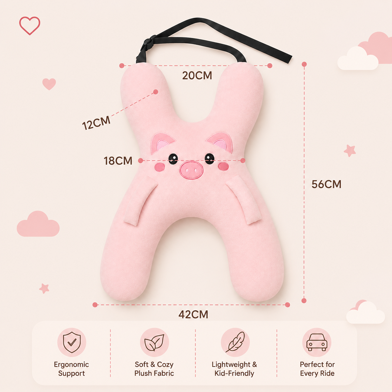 Vamuro™ Kids Car Neck Pillow